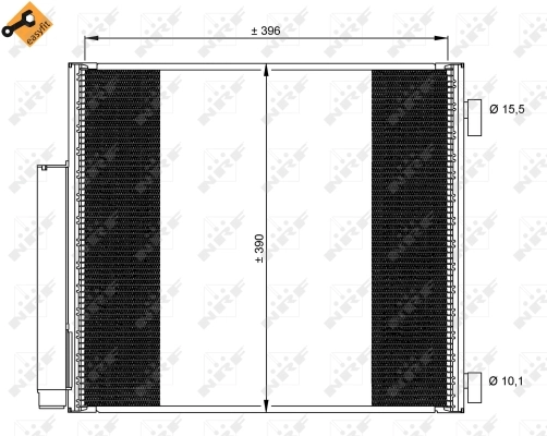 Condenser, air conditioning EASY FIT 35859