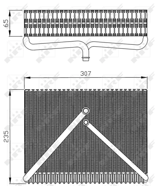Evaporator, air conditioning EASY FIT 36116