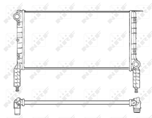 Radiator, engine cooling 53232