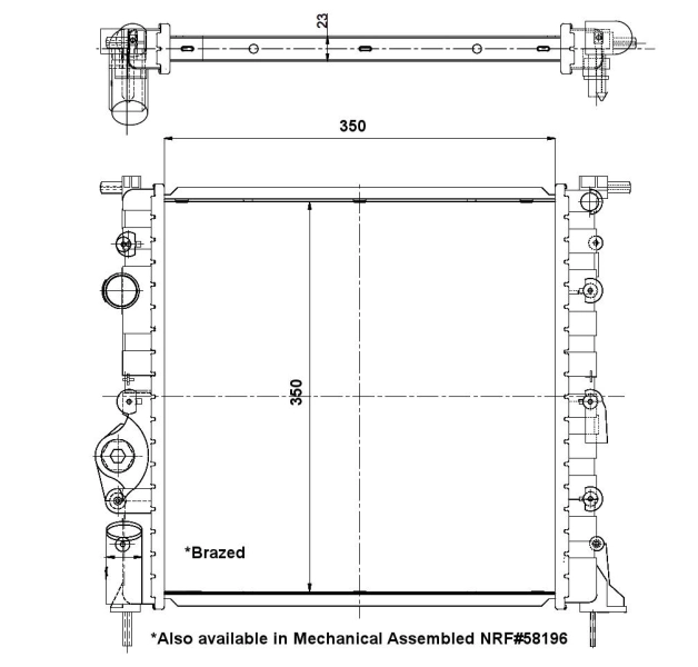 NRF 56159 Radiator, engine cooling