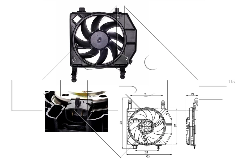 Fan, engine cooling 47261