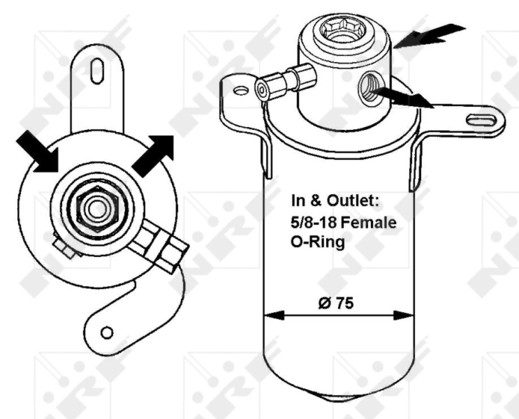 NRF 33039 Dryer, air conditioning