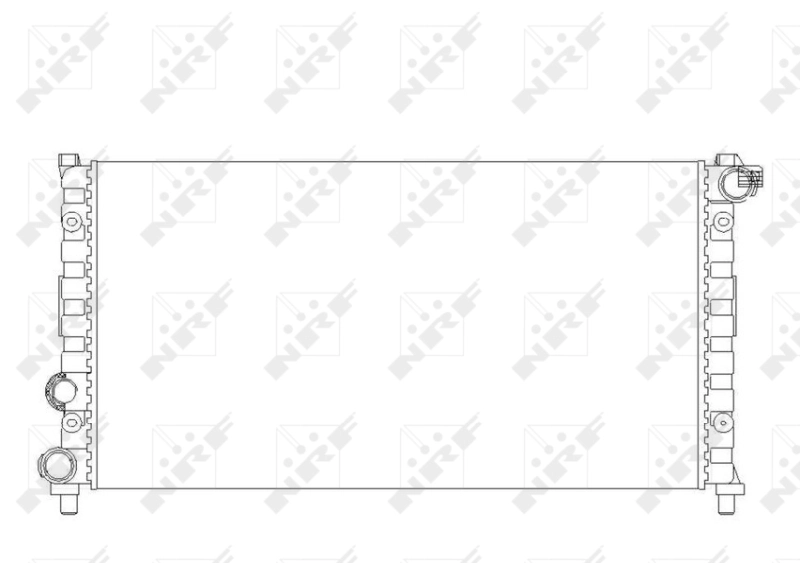 Radiator, engine cooling 58765