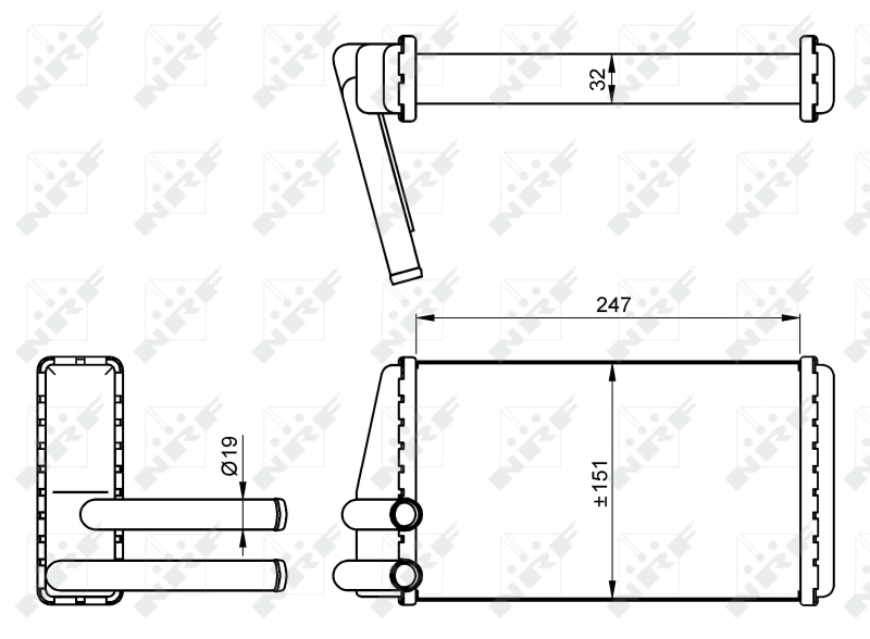 Heat Exchanger, interior heating 54267
