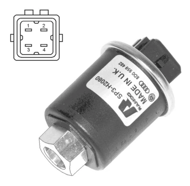 Pressure Switch, air conditioning EASY FIT 38938