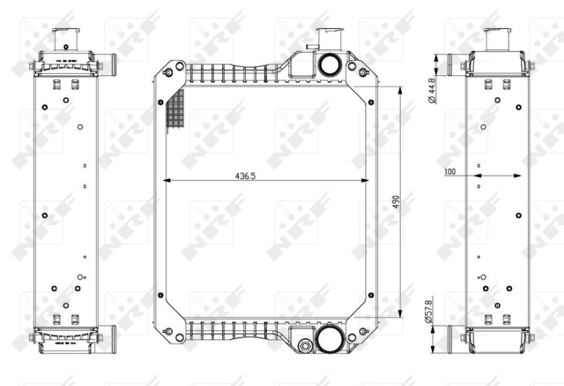 NRF 54078 Radiator, engine cooling