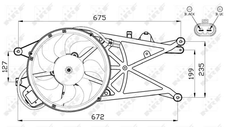 Fan, engine cooling 47489