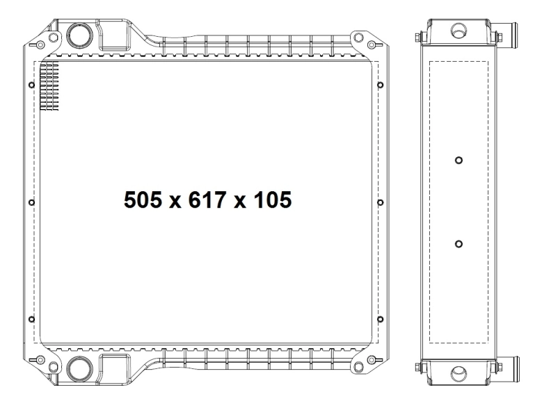 NRF 52167 Radiator, engine cooling