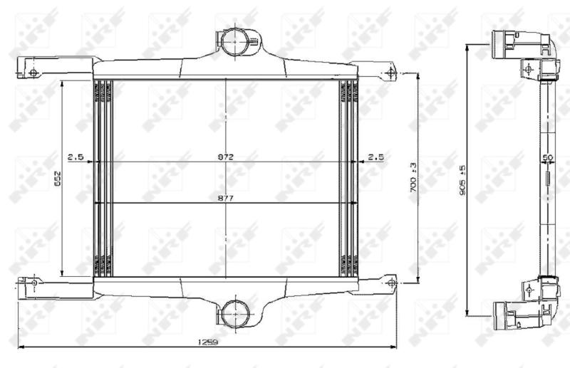 NRF 309272 Charge Air Cooler