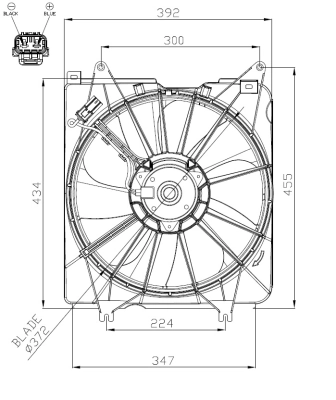Fan, engine cooling 47935