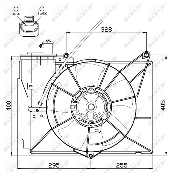 Fan, engine cooling 47530