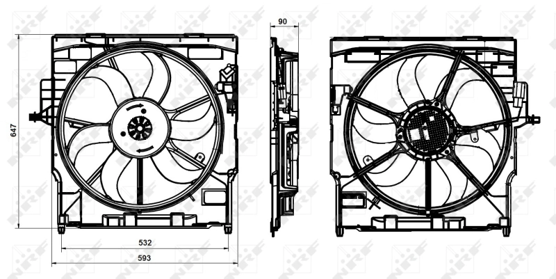 Fan, engine cooling 47837