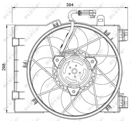 Fan, engine cooling 47063
