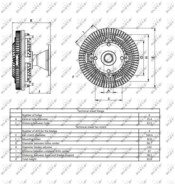 NRF 49417 Clutch, radiator fan