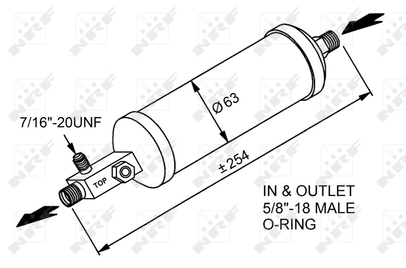 NRF 33332 Dryer, air conditioning