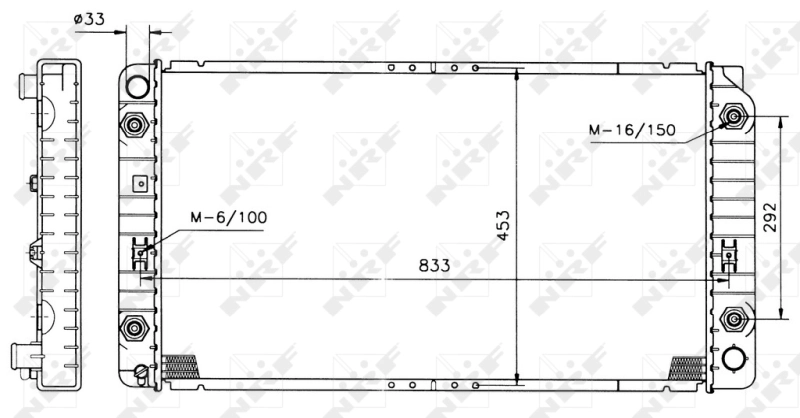 NRF 50212 Radiator, engine cooling