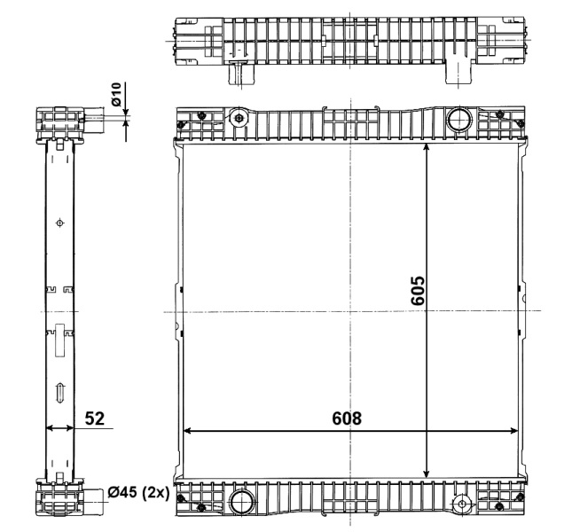 NRF 509713 Radiator, engine cooling