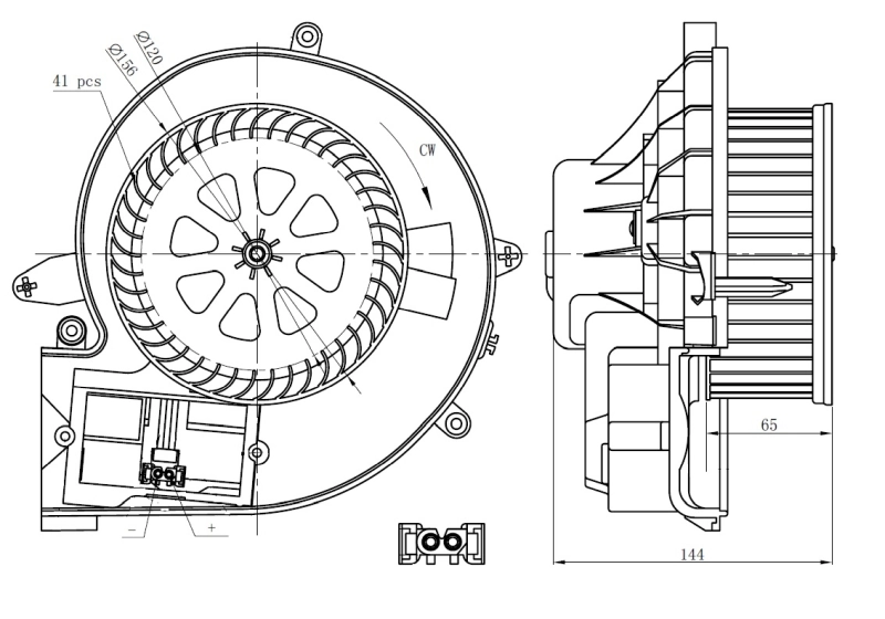 Interior Blower 34302
