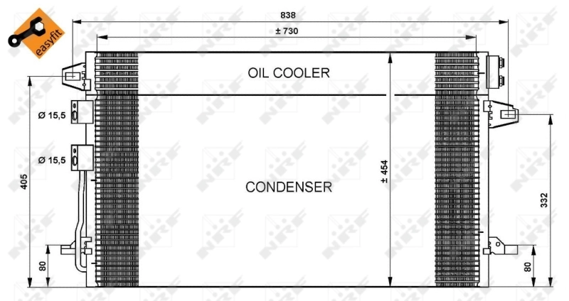 Kapasitor, Sistem Penyaman Udara EASY FIT 35617