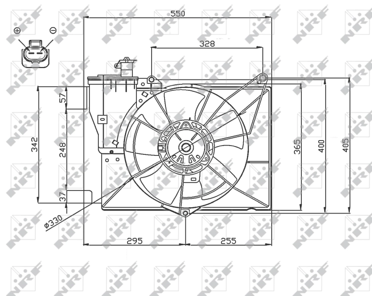 Fan, engine cooling 47746