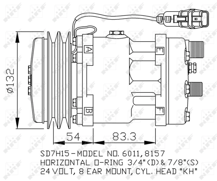 Compressor, air conditioning EASY FIT 32708
