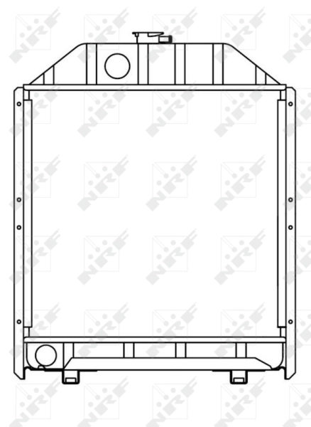 NRF 53662 Radiator, engine cooling