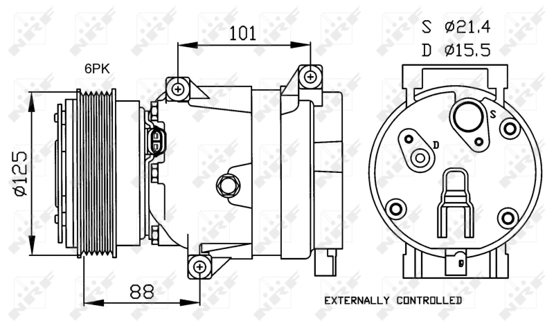 NRF 32479G Compressor, air conditioning