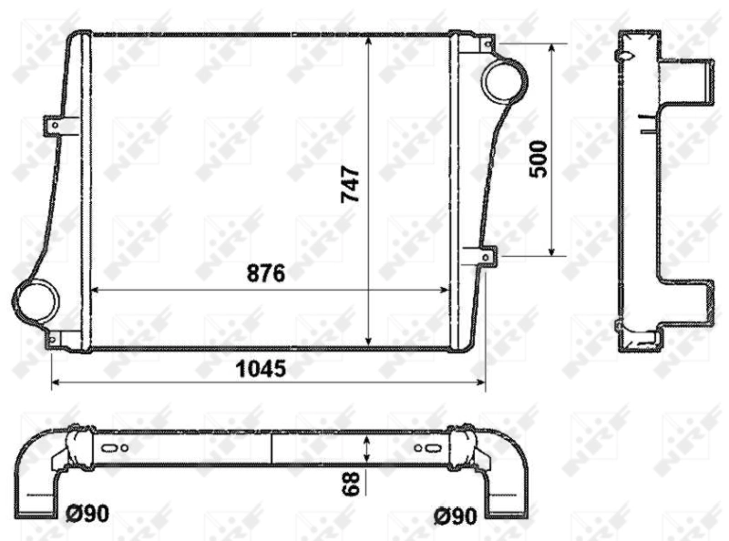 NRF 30232 Charge Air Cooler