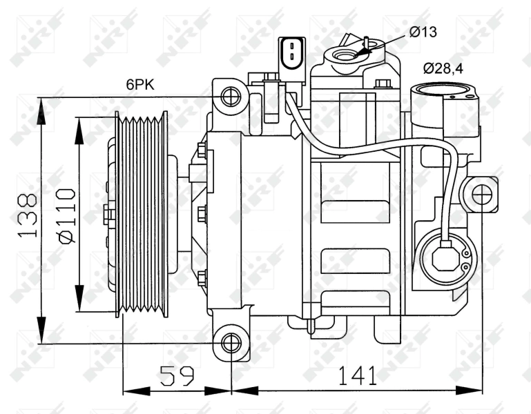 Compressor, air conditioning EASY FIT 32229