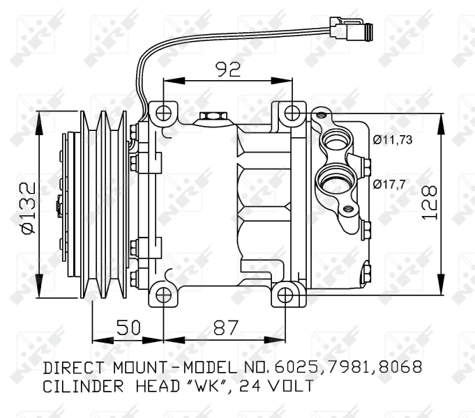 Compresor, aire acondicionado EASY FIT 32704