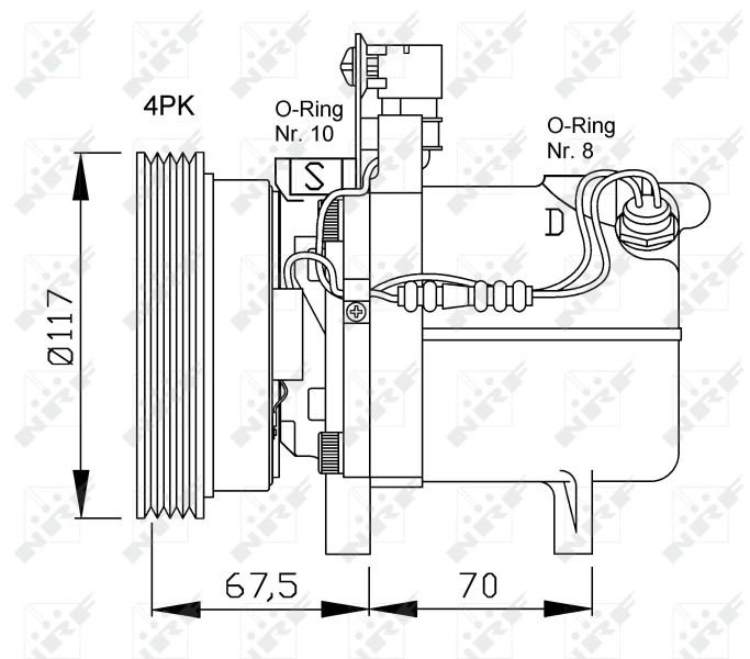 Compressor, air conditioning EASY FIT 32055