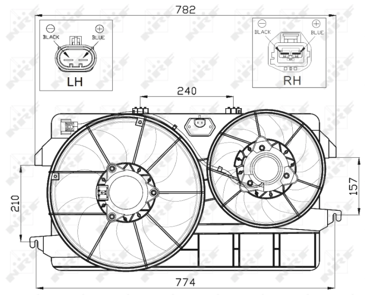 Fan, engine cooling 47450
