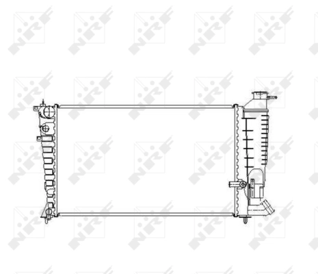 Radiator, engine cooling 50474