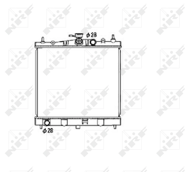 Radiator, pendingin mesin EASY FIT 53476