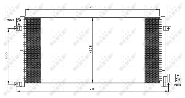 Condenser, air conditioning EASY FIT 35491