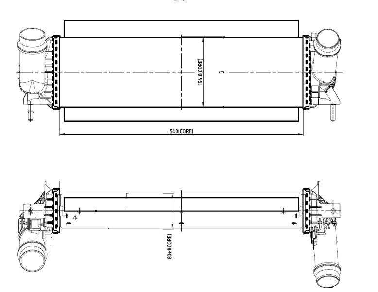 NRF 309061 Charge Air Cooler