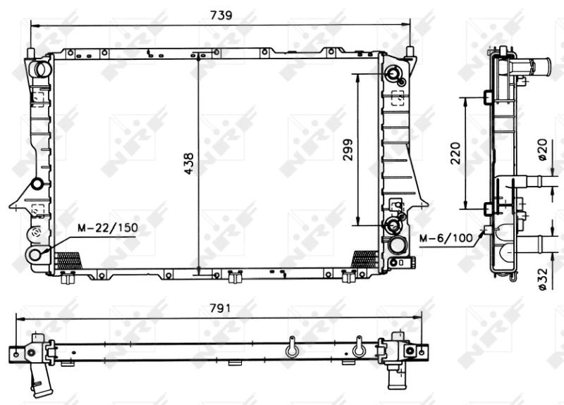NRF 51319 Radiator, engine cooling