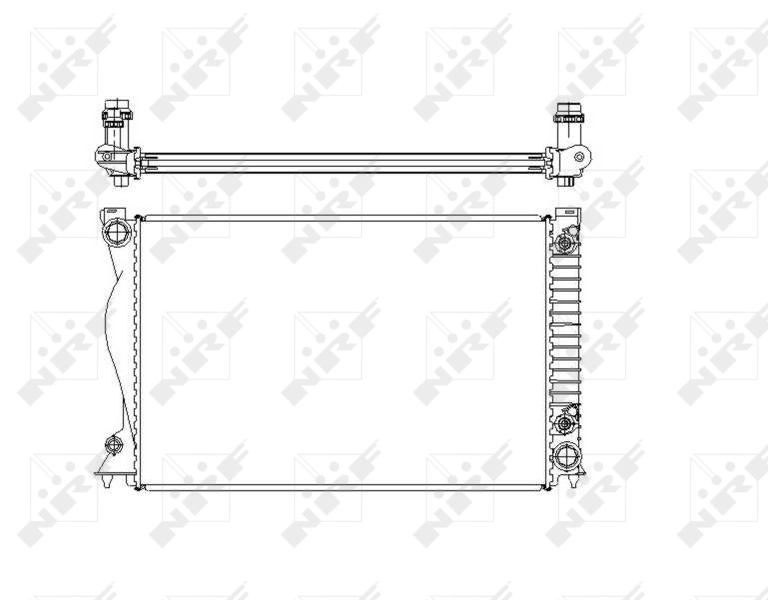 Radiator, engine cooling 58220