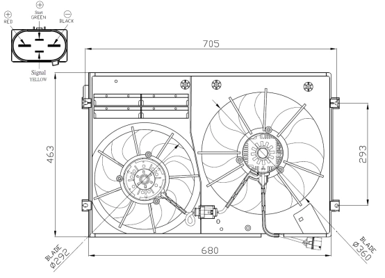 Fan, engine cooling 47941