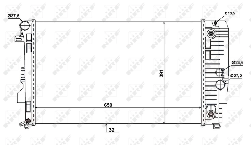 NRF 58440 Radiator, engine cooling