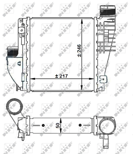 NRF 30924 Charge Air Cooler