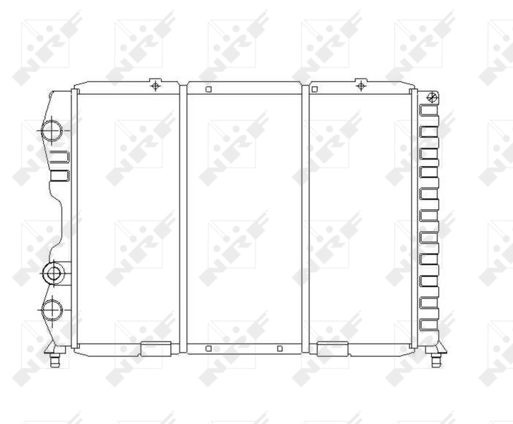 NRF 58083 Radiator, engine cooling