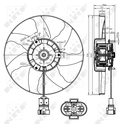 Fan, engine cooling 47428