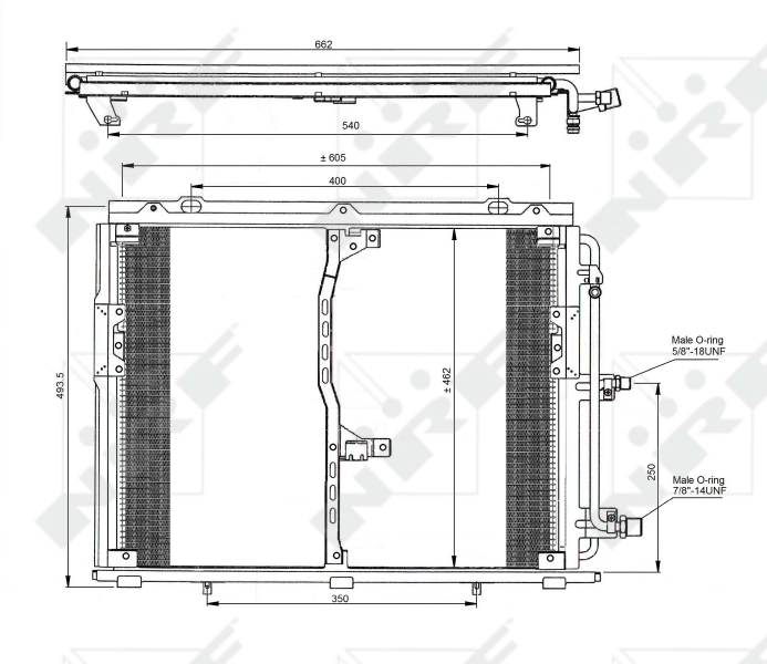 Condenser, air conditioning EASY FIT 35229