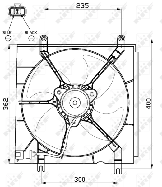 Fan, engine cooling 47526