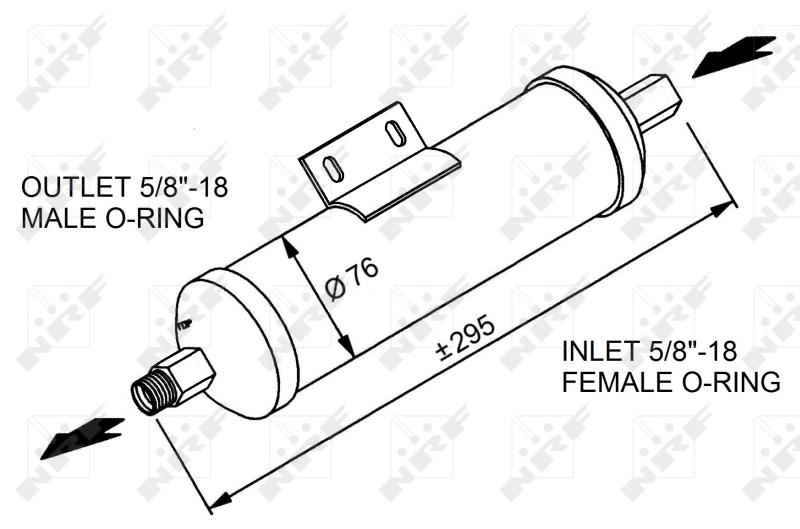 NRF 33331 Dryer, air conditioning