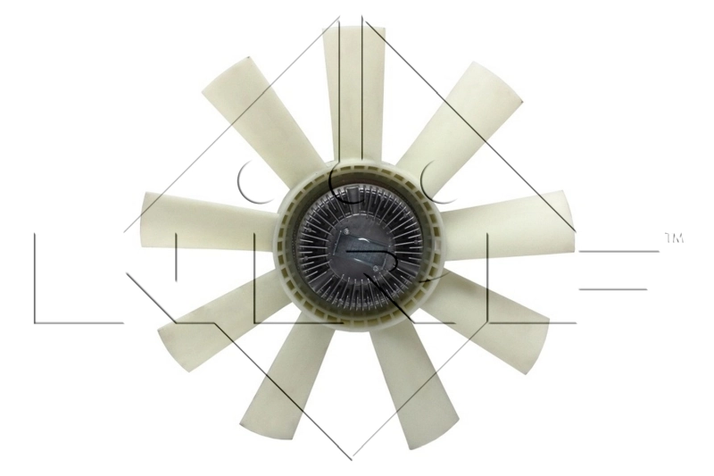 Clutch, radiator fan FULL KIT 49117