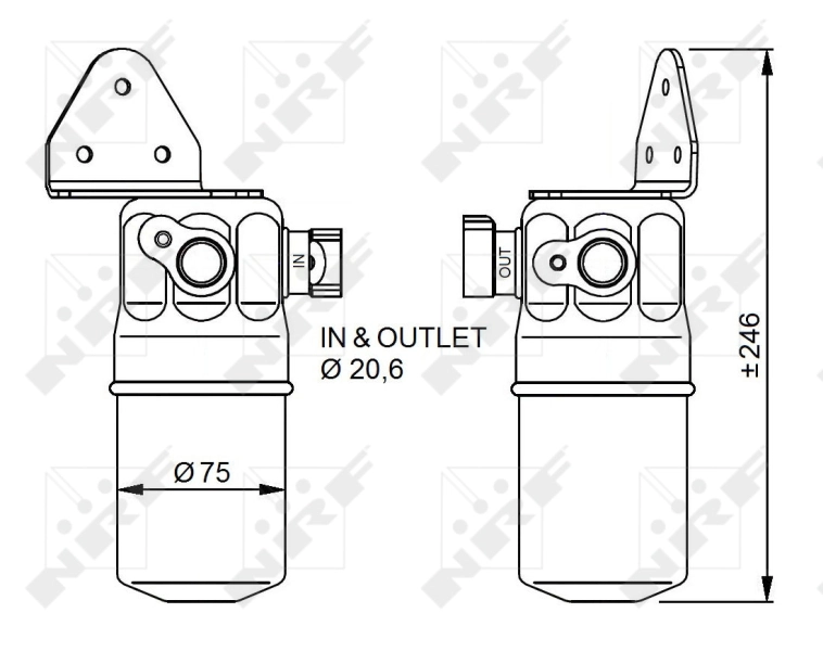 Dryer, air conditioning 33334