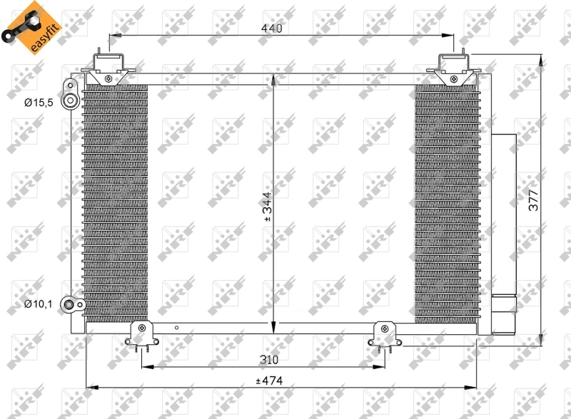 空调冷凝器 EASY FIT 35333