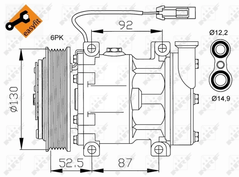 Compressor, air conditioning EASY FIT 32113